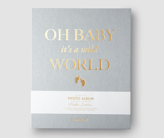 Coffeetable Album 'Baby Its a Wild World' - Grijs (Large)