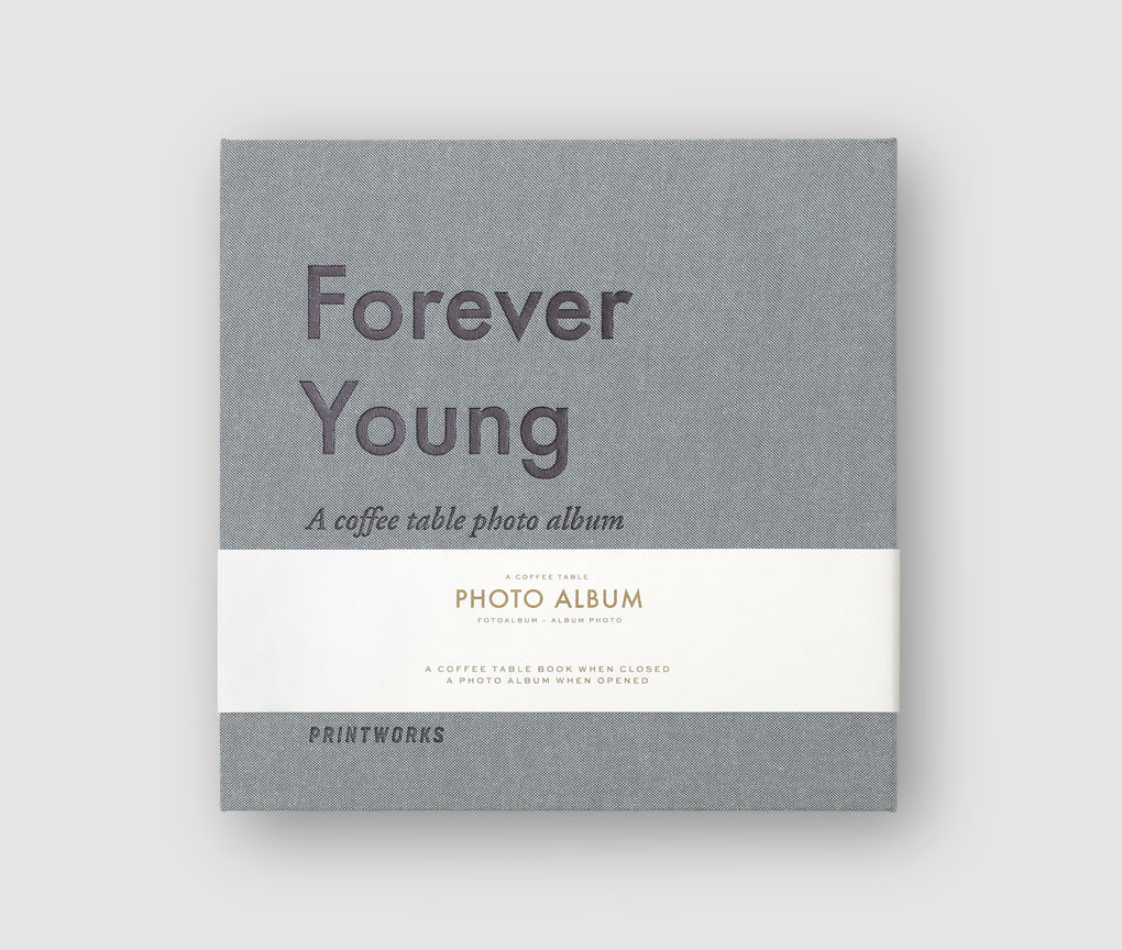 Coffeetable Album 'Forever Young' - Grijs (Small)